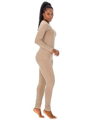 Conjunto Feminino: Camiseta Manga Longa Térmica com Decote Careca + Legging Térmica