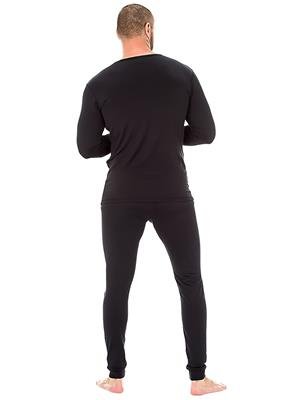 Conjunto Masculino: Camiseta Térmica Manga Longa com Decote Careca + Legging Térmica 