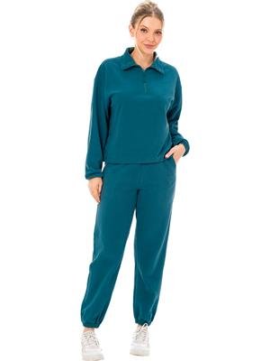 Conjunto Térmico de Soft: Blusão Amplo com Gola Alta e Calça Jogging | DiCorpo 