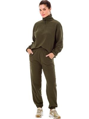 Conjunto Térmico de Soft: Blusão Amplo com Gola Alta e Calça Jogging | DiCorpo 