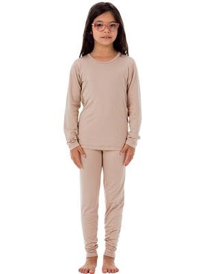 Conjunto Infantil Unissex Térmico: Camiseta Manga Longa + Legging 