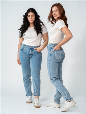CALÇA JEANS MOM 