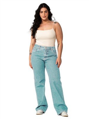 CALCA JEANS RETA 