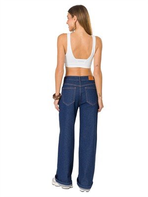 Calça Jeans Wide Leg 