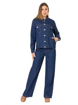 Jaqueta Jeans Oversized 