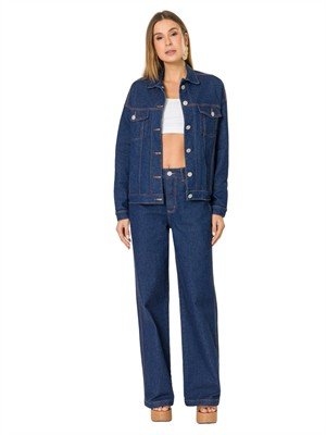 Jaqueta Jeans Oversized 