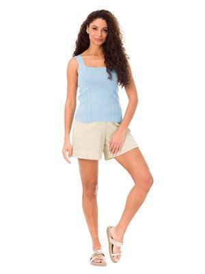 Regata em Tricô vom Decote Quadrado 