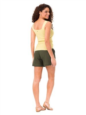 Regata em Tricô vom Decote Quadrado 